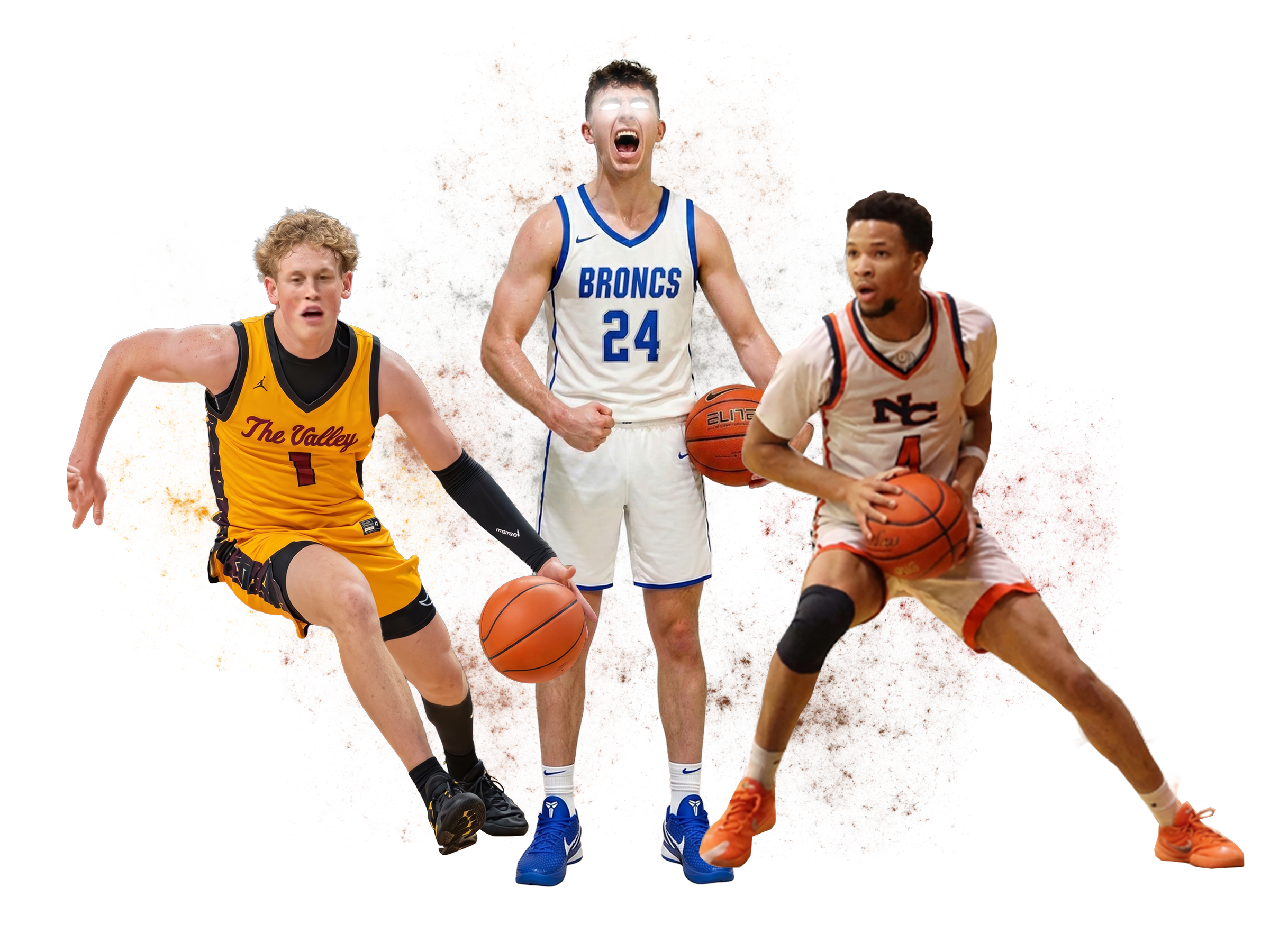 Wyoming high school basketball game action
